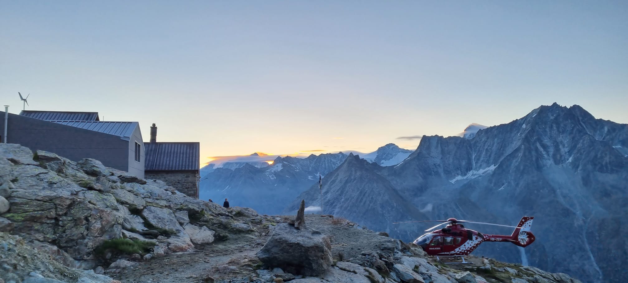 Aiguilles Rouges in Arolla: Rettung von zwei Bergsteiger